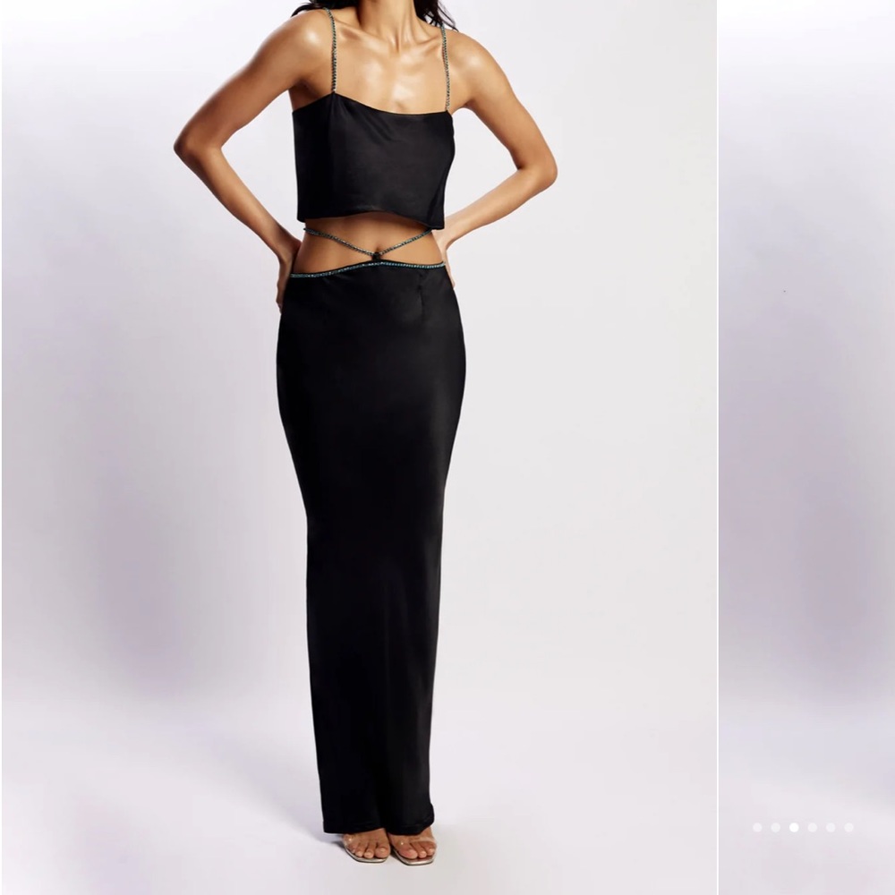 Meshki Black Maxi Dress